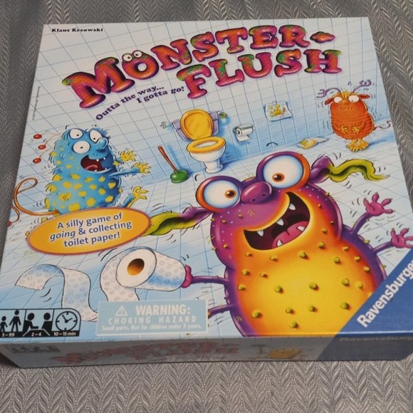 undefined Toys Monster Flush Board Game Poshmark